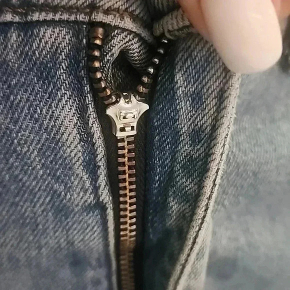 DEREK LAM IO CROSBY COTTON HIGH RISE DENIM MAXI SKIRT SIZE 26 - Picture 7 of 9